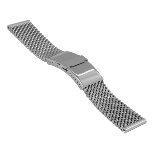 Staib Uhrenarmband Milanaise / Mesh, Edelstahl, B: 22 x 20 mm, L: 170, 2785