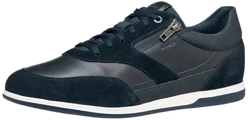 Geox Herren U Renan A Sneaker, Navy, 41 EU