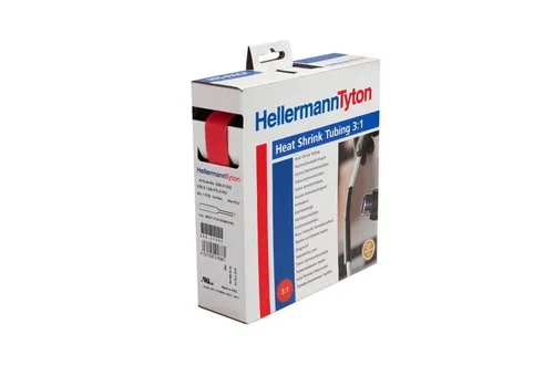 HellermannTyton Schrumpfschlauch HIS-3-18/6-POX-RD Meterware Kleber 308-31802