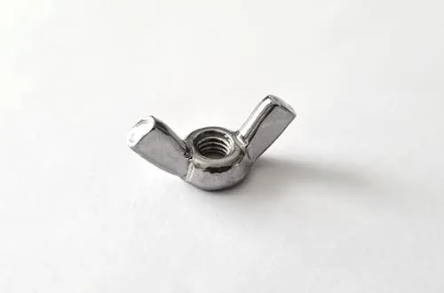 KTH 10 Stück M8 Flügelmuttern amerikanische Form - ähnlich DIN 315 Edelstahl A2 V2A VA (M8, 10)