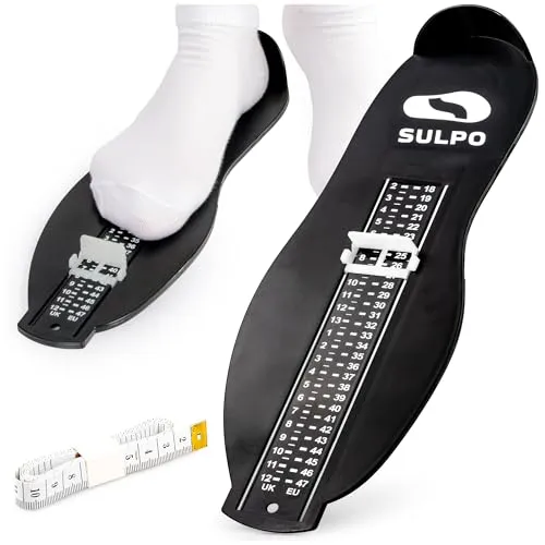 SULPO Schuhgrößenmesser Kinder in schwarz von SULPO