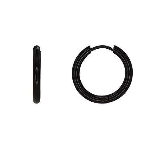 Heideman Ohrringe Damen Miro aus Edelstahl schwarz von Heideman