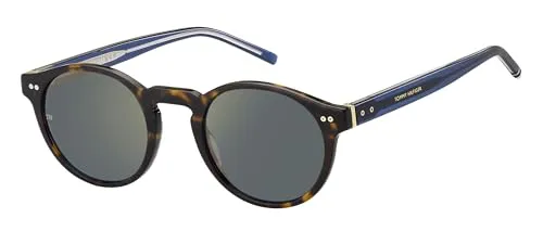 Tommy Hilfiger TH 1795/S HAVANA/GREY Herren Sonnenbrille - Sportbrillen mit stylischem HAVANA Design und Graufilter, ideal für Outdoor-Aktivitäten und bietet optimalen UV-Schutz.