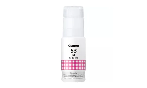 Canon Nachfülltinte 4681C001 GI-53M Magenta - 60ml Original-Tinte für Canon Pixma G 550/G 650, außergewöhnliche Druckqualität und zuverlässige Leistung