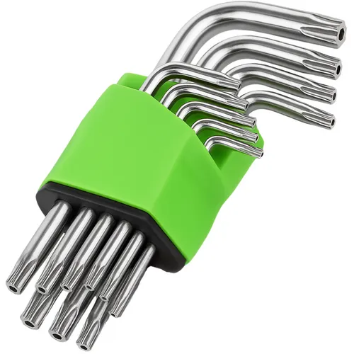 Werkzeugset, 10-teilig, Bits, Schraubendreher, Halter, Abbrechmesser