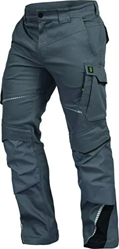 Leibwächter FLEXH Flex Line Bundhose grau-schwarz, Gr. 52 von Leibwächter