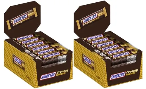 2x SNICKERS Duo Creamy Peanut Butter 24x(2x18,25g)