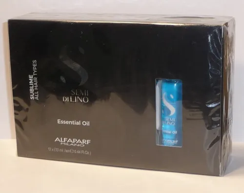 ALFAPARF SEMI DI LINO SUBLIME Haaröl Ampullen 12x13ml - Haartherapien, -öle & -schutz: Intensive Pflege für alle Haartypen mit luxuriösem Glanz und Feuchtigkeit durch das Semi Di Lino Öl.