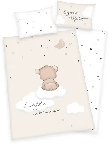 Baby Best Babybettwäsche Little Dreamer, Flanell, 2 teilig, mit liebevollem Motiv