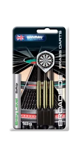 Winmau, Steeldarts, Broadside, Brass Darts, 22g