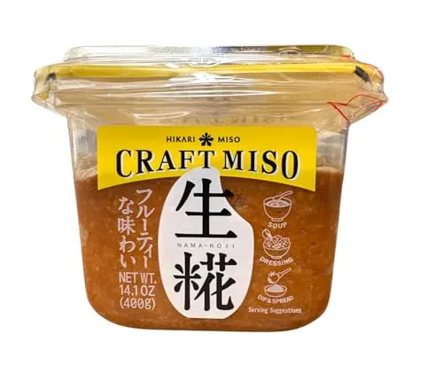 HIKARI Japan Craft Miso Paste Nama Koji – Frische Miso Suppen Paste – OG ASIA – 400g