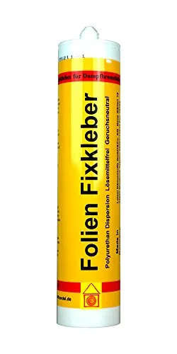 Folienkleber - Dampfbremsenkleber, Dichtkleber, Luftdichtungskleber lösemittelfrei Folien Fixkleber Kartusche 300 ml