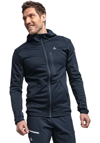 Schöffel Fleece Hoody Lodron M blau - Winterjacken für Herren, ideal für sportliche Wanderungen mit 4D BODY MAPPING Technologie für optimale Bewegungsfreiheit und Körperklima.