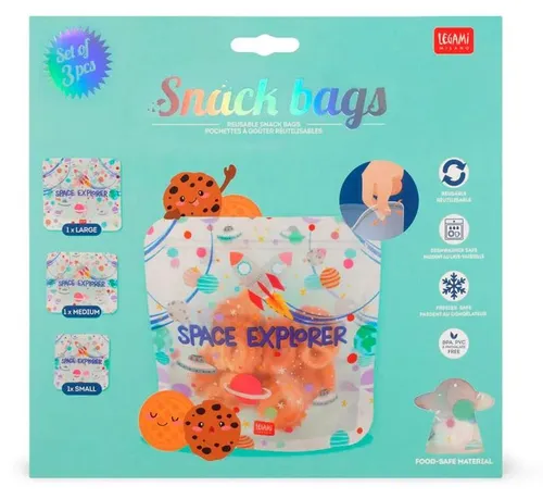 Legami Snackbag Space 3er Sonstige Sonstige