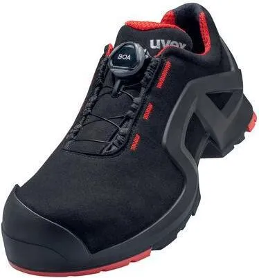 uvex 1 Support Halbschuhe S3 schwarz-rot Weite 10 Gr. 49 - Arbeitsschuhe mit optimalem Schutz und Komfort, ergonomisch gestaltet für beste Bewegungsfreiheit und ideale Balance.