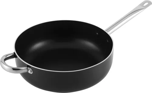 CS Koch-Systeme Bratpfanne Solaris - Aluminium, Induktion - Hochwertige Pfanne aus verstärktem Aluminium mit ProcalonPlus© Antihaftbeschichtung. Ideal für alle Herdarten, inkl. Induktion, und spülmaschinengeeignet.