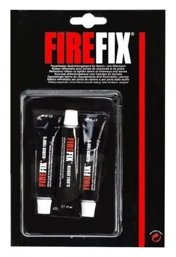 Firefix Thermocolle-Kleber 3x17ml hochhitzebständig Ofenkleber f. Ofendichtungen