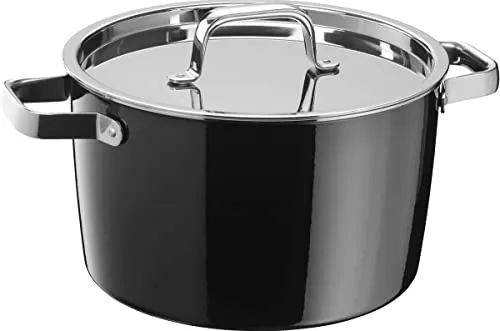 WMF Fusiontec Aromatic Fleischtopf 24 cm schwarz - Kochtöpfe, ideal für alle Herdarten und sorgt für gleichmäßige Wärmeverteilung für perfekte Garergebnisse.