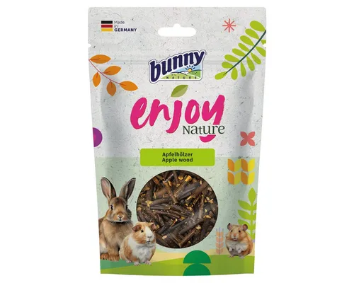 Bunny Nature enjoy Nature Apfelhölzer 100 g, für: Kleintier