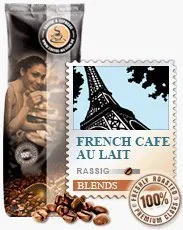 Coffee-Nation French Cafe au lait 1000g Bohnen | Spitzenqualität | Kaffeeliebhaber