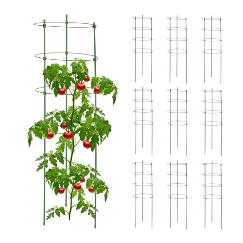 Rankhilfe Rankstütze Pflanzenhalter Tomatensäule 10 Stück 90 cm Blumenhalter