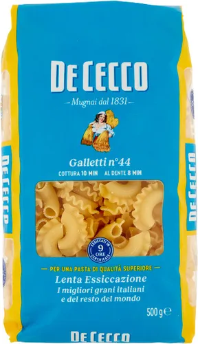 Nudeln Gallettini N44 500g - De Cecco