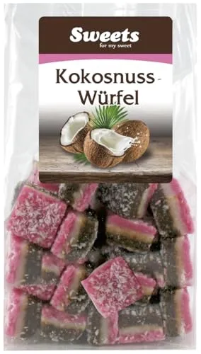 Odenwälder Marzipan Sweets Kokosnuss Würfel 100g