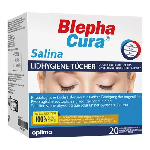 Blephacura Salina Lidhygiene-Tücher von BlephaCura