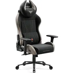 Diablo X-Horn 2.0 Gaming Stuhl – Ergonomischer Bürostuhl mit 3D Armlehnen - Ergonomischer Diablo X-Horn 2.0 Gaming Stuhl mit verstellbarer Kopfstütze und Lendenkissen für maximalen Komfort. Der atmungsaktive Stoff und die stabile Metallbasis garantieren eine hohe Belastbarkeit bis 150 kg.