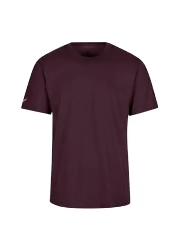TRIGEMA T-Shirt aus 100% Biobaumwolle, Herren, Gr. S, lila (aubergine, c2c) - Herren-Shirts aus 100% Bio-Baumwolle, Cradle to Cradle CertifiedTM Gold, nachhaltig und kompostierbar – für ein angenehmes Tragegefühl und umweltbewussten Style.