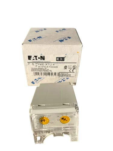 Eaton PKE-XTU-4 Auslöseblock - Leistungsschalter mit elektronischem Auslöser und 4 A Bemessungsstrom, ideal für zuverlässigen Motorschutz in elektrischen Anlagen.