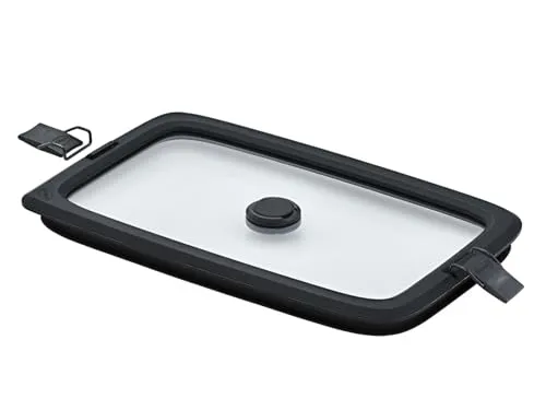 RÖSLE Frischhaltedeckel FLEXX 2GO Vakuumdeckel 26x16,2cm - Frischhaltedosen: Der Rösle FLEXX 2GO Vakuumdeckel sorgt für aromadichte und luftdichte Aufbewahrung, ideal für Meal Prep und Vorratshaltung. Robust, spülmaschinengeeignet und stilvoll.