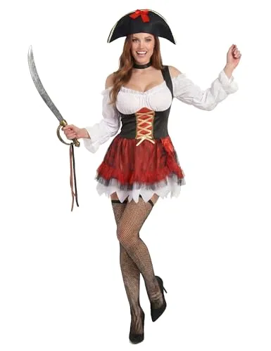 DEGUISE TOI Sexy Piraten Kostüm - Bunt