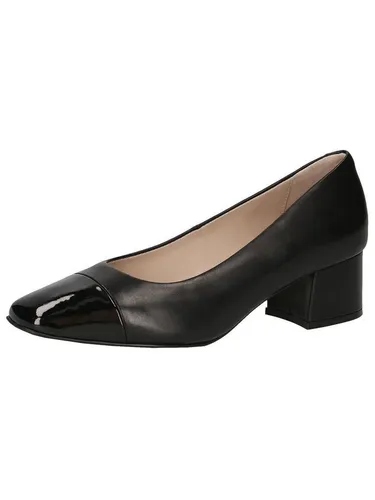 CAPRICE Damen Pumps mit kleinem Absatz - Elegant in Schwarz (Black Comb), Größe 40 EU - Damen-Pumps mit innovativem MemorySchaumstoff für optimalen Komfort und Gelenkschutz, ideal für schicke Anlässe.