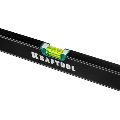 Kraftool Wasserwaage aus Aluminium, Länge 100 cm, mit Magnet, 3 Libellen