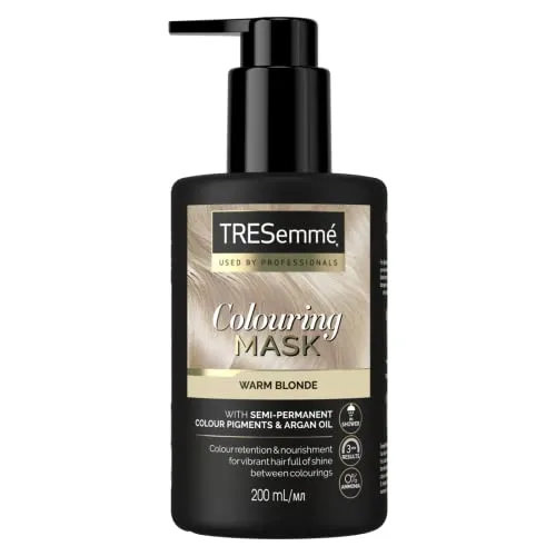 TRESemmé Colouring Mask Farberhaltung Haarmaske, Warm Blond, 200 ml