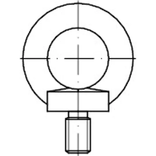 Ringschraube DIN 580 C15E M 8 galv. verzinkt gal Zn
