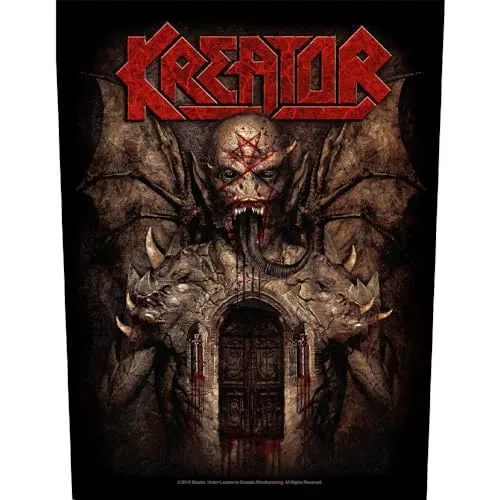 Razamataz KREATOR RÜCKENAUFNÄHER BACKPATCH # 7 GODS OF VIOLENCE 36x29cm AUFNÄHER FLICKEN