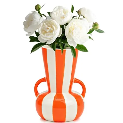 Vasen Orange von matches21 HOME & HOBBY