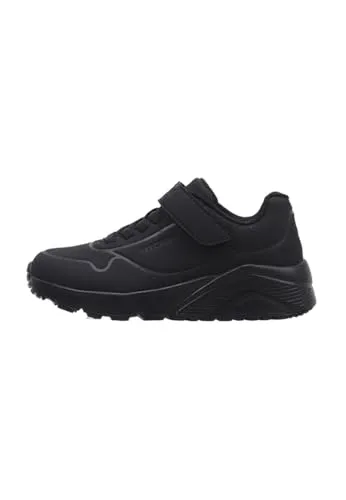 Skechers Jungen Uno Lite Vendox Sneaker, Schwarz, 32 EU - Sneaker mit Skechers Logo, bieten angenehmen Tragekomfort und eine flexible Gummisohle für besten Halt.