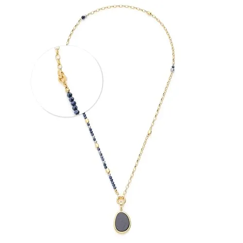 Produktbild JEWELS BY LEONARDO Clip & Mix Halskette Charlene – 3 tlg. Set aus goldfarbenem Edelstahl
