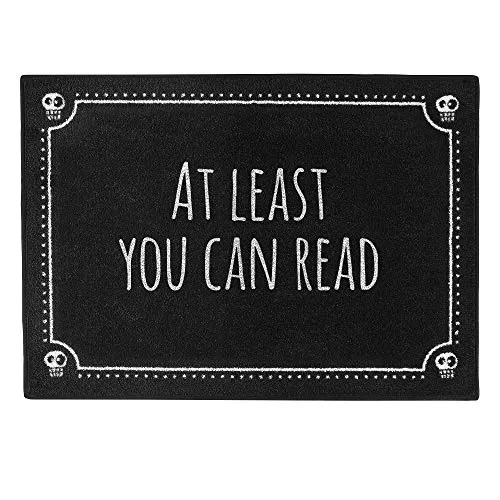 Pechkeks Misfortune Cookies Doormat ''At least you can read'', 70 x 50 cm, Black
