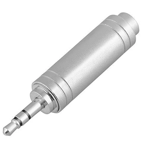 Hicon Audio Klinken-Adapter Mini Klinke 3,5mm Stecker Male auf 6,3mm Buchse Female 3pol Stereo - HI-JS3JS6-MF