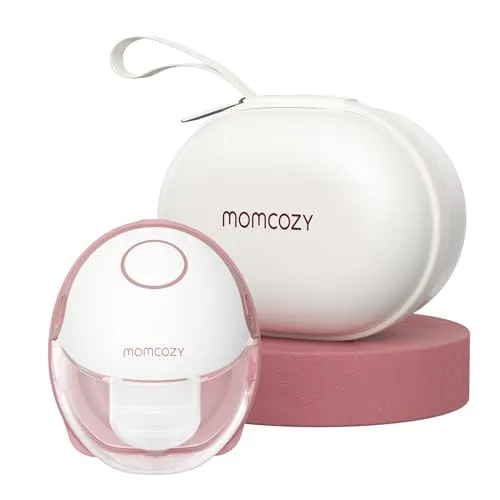 Momcozy Milchpumpe Mobile Style| M6, Tragbare Stillpumpe, (1, Rot)