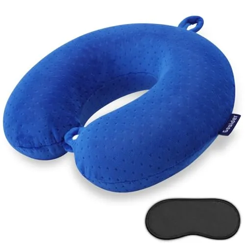 Gosider Nackenkissen für Reisekissen Memory Foam U Form Bequeme Reise Nackenkissen Kopf Nacken Unterstützung Flugzeug Kissen für Reisen, Auto, Zuhause, Büro, Reise Nacken Flug Kissen