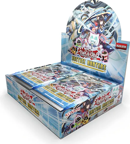 YuGiOh! Justice Hunters Display - ENGLISCH - NEU & OVP! - TCG OVP Displays, 1. Auflage Booster-Display für spannende Duelle ab 6 Jahren, von Konami, ideal für Sammler und Spieler.