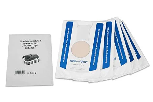 Staubsaugerbeutel für Vorwerk Kobold und Tiger VT 260, 265, 270, 300 5