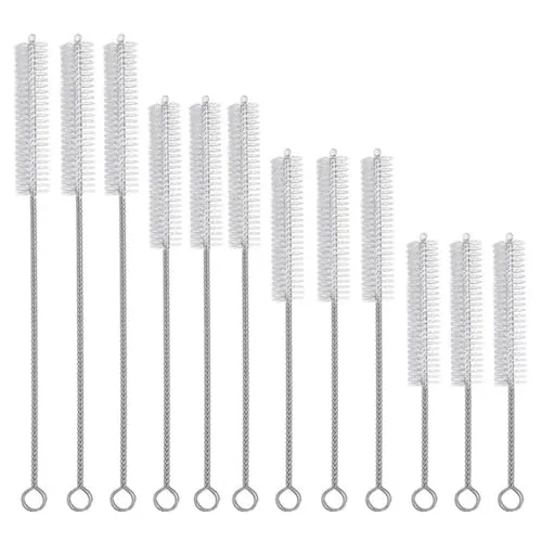 Stück Nylon Reinigungsbürsten Set - Schlauchbürste für Flaschen und Milchschlauch 12 - Küchenbürsten für effiziente Reinigung schwer erreichbarer Stellen, ideal für Flaschen, Röhren und mehr. Hochwertige Nylonborsten schonen Oberflächen und garantieren Langlebigkeit.