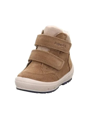 Superfit Warmfutter GROOVY, wasserdicht, Beige, Kinder - Sandaletten für Kinder mit warmem Futter, wasserdicht und atmungsaktiv, perfekt für Abenteuer im Freien und optimaler Fußschutz.