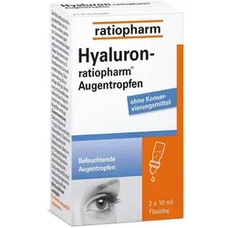 Hyaluron-ratiopharm Augentropfen 2X10 ml Augentropfen
